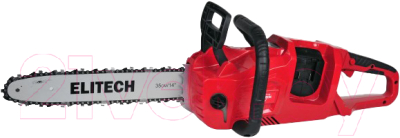 Пила цепная аккумуляторная Elitech ПЦА 36БЛ / 195515 (E1611.001.00) - фото
