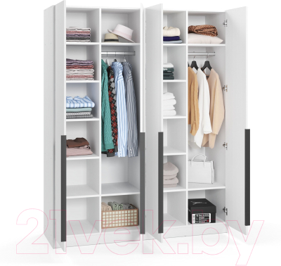 Шкаф Soma Lord Black 160x200