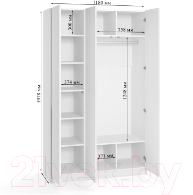 Шкаф Soma Lord Lite 120x200