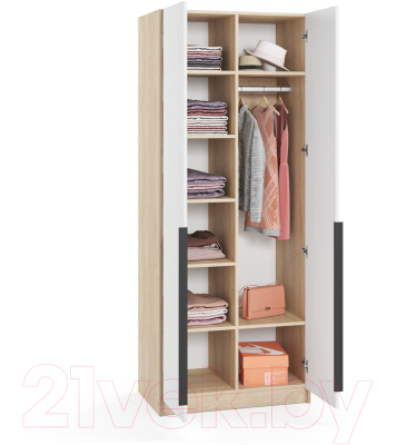 Шкаф Soma Lord Black 80x200