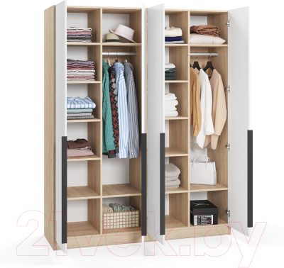 Шкаф Soma Lord Black 160x200