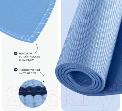 Коврик для йоги и фитнеса Proiron 1730x610x4 / К1736104Г