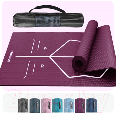 Коврик для йоги и фитнеса Proiron 1730x610x4 / К1736104Ф