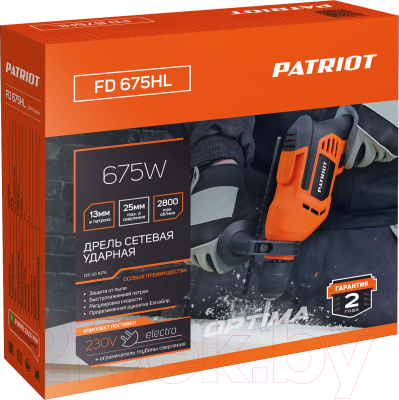 Дрель PATRIOT FD 675HL