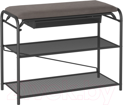 Полка для обуви ЗМИ Гранада 23В НБК с сиденьем и ящиком / ПДОГ23ВНБК - фото