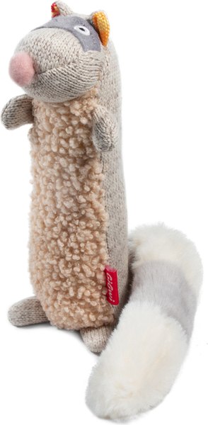 Игрушка для собак Gigwi Plush Friendz Енот с пищалкой - фото