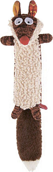 Игрушка для собак Gigwi Plush Friendz Белка с пищалкой 75535 - фото