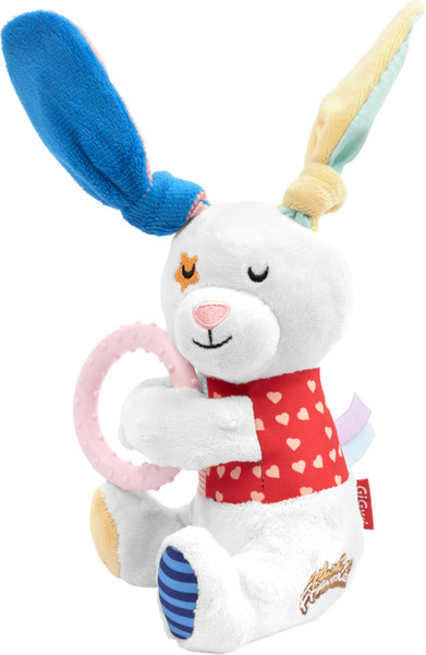 Игрушка для собак Gigwi Plush Friendz Заяц с кольцом 85051 - фото