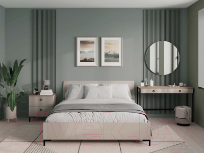 Каркас кровати Black Red White Domenica LOZ180x200