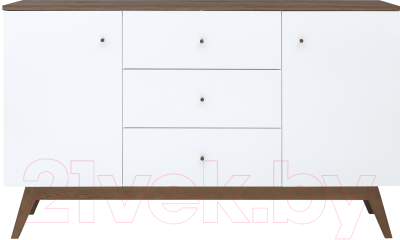 Тумба Black Red White Heda KOM2D3S - фото