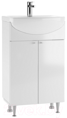Тумба под умывальник Айсберг Балтика 55 Промо без ящика - фото