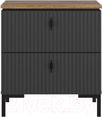 Прикроватная тумба Black Red White San Gimignano KOM2S - фото