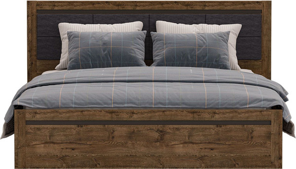 Двуспальная кровать Black Red White Kada S404-LOZ160x200 с подъемным механизмом c мягким элементом - фото