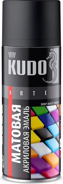 Эмаль Kudo Универсальная акриловая RAL 9003 / KU-A9003M - фото