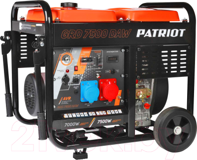 Дизельный генератор PATRIOT GRD 7500DAW (472732275) - фото