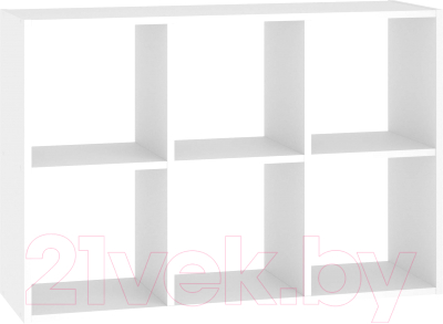 Стеллаж Seven Dreams 6 секций / brick-6 - фото