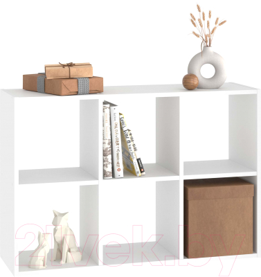 Стеллаж Seven Dreams 6 секций / brick-6