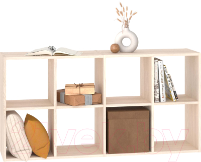 Стеллаж Seven Dreams 8 секций / brick-8