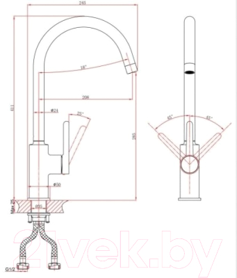 Смеситель A-Five A5-0924