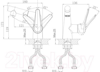 Смеситель A-Five A5-0226