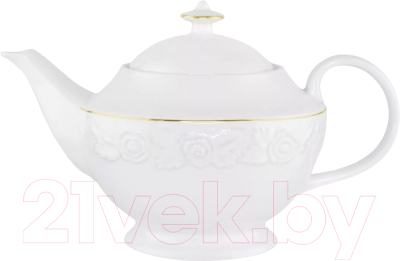 Заварочный чайник Lenardi Белая Роза 109-184 - фото