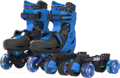 Роликовые коньки Yvolution Neon Combo Skates / NT09B4 - фото