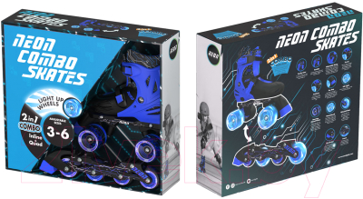 Роликовые коньки Yvolution Neon Combo Skates / NT09B4
