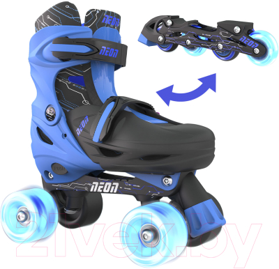Роликовые коньки Yvolution Neon Combo Skates / NT09B4