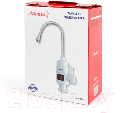 Проточный водонагреватель Atlanta ATH-7436 (белый)