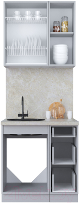 Кухонный гарнитур Интерлиния Мила Пластик 0.8 А