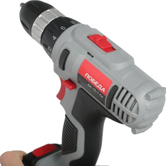 Аккумуляторная дрель-шуруповерт Победа ДА-12/1Ли