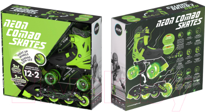 Роликовые коньки Yvolution Neon Combo Skates / NT09G4