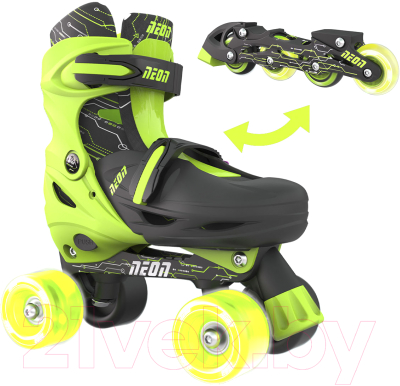 Роликовые коньки Yvolution Neon Combo Skates / NT09G4