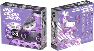 Роликовые коньки Yvolution Neon Combo Skates / NT09L4
