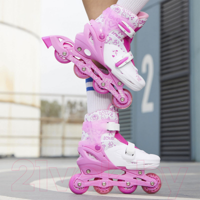 Роликовые коньки Yvolution Neon Combo Skates / NT10P4