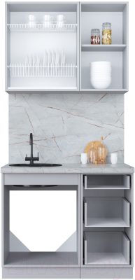 Кухонный гарнитур Интерлиния Мила Пластик 1.0 А