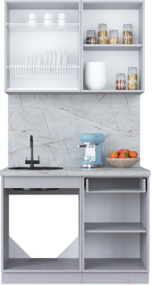 Кухонный гарнитур Интерлиния Мила Пластик 1.1 А