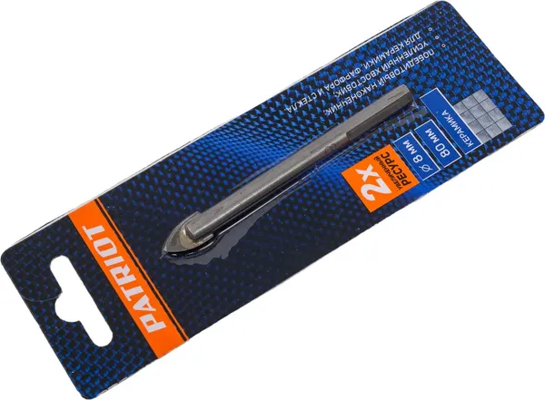 Сверло PATRIOT по керамике 8х80мм / 815010065