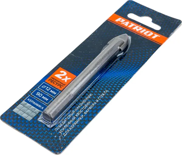 Сверло PATRIOT по керамике 12х80мм / 815010067