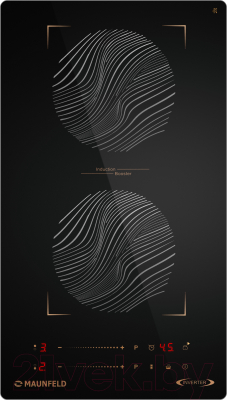 Индукционная варочная панель Maunfeld CVI292S2BBKF Inverter - фото