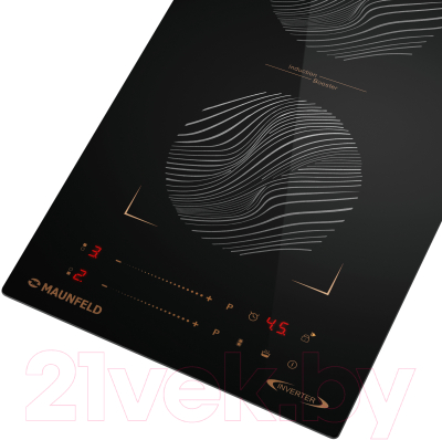 Индукционная варочная панель Maunfeld CVI292S2BBKF Inverter