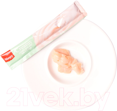 Лакомство для кошек Wanpy Cat Нежное пюре из тунца и гребешка