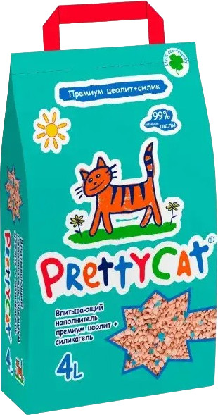 Наполнитель для туалета Prettycat Premium с део-кристаллами / 621571 - фото