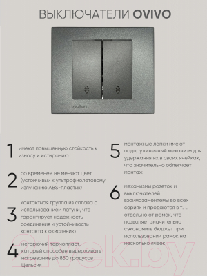 Выключатель Ovivo 600-000211-211