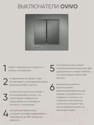 Выключатель Ovivo 600-000211-202