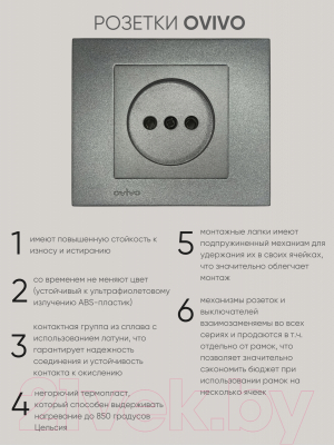 Розетка Ovivo 600-000311-215