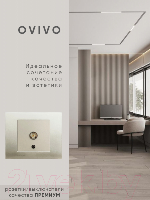 Розетка Ovivo ТВ 600-000313-225