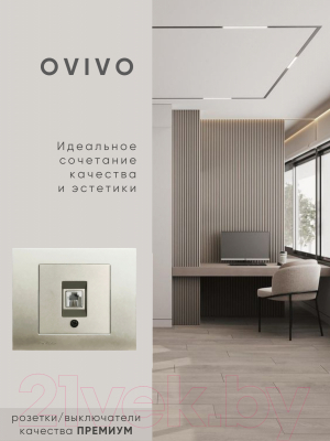 Розетка Ovivo ТФ 600-000313-221