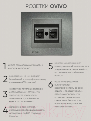 Розетка Ovivo 600-000311-230