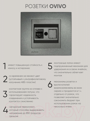 Розетка Ovivo 600-000311-229